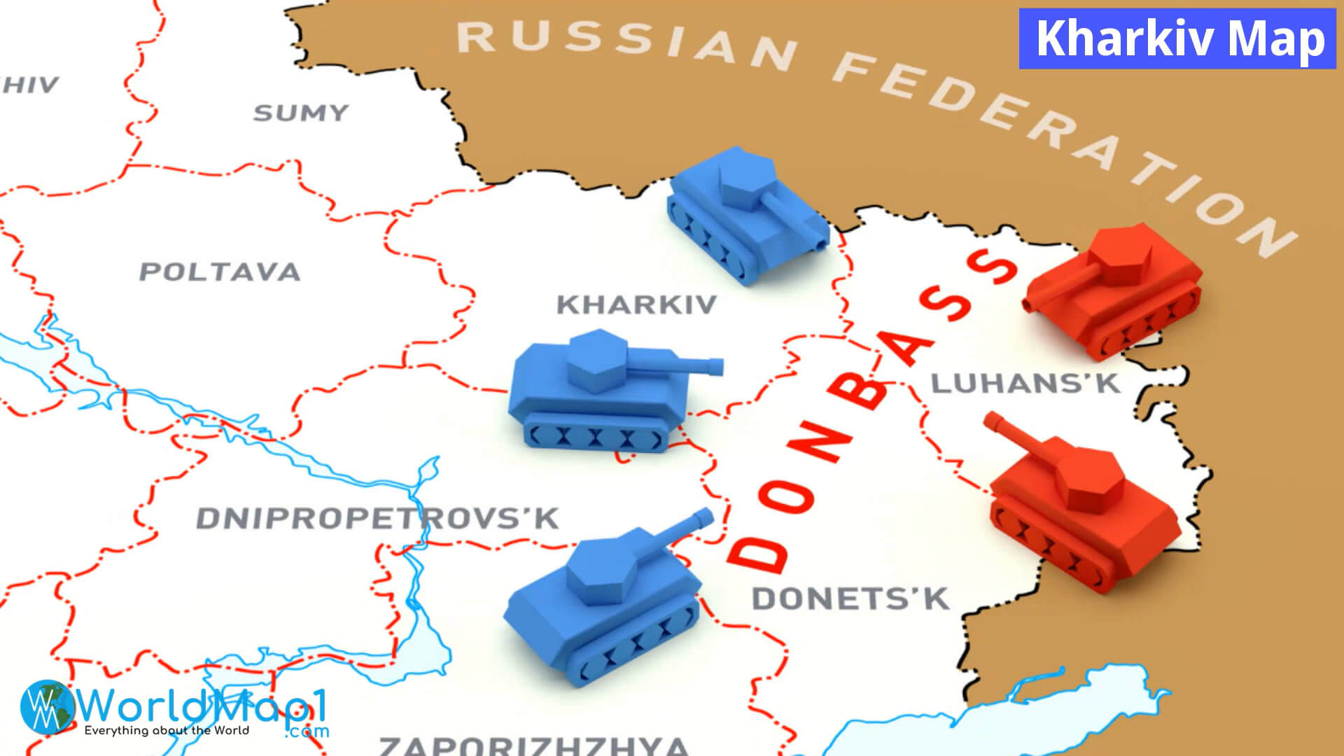 Harkov Haritası Donbass